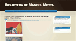 Desktop Screenshot of manoelmotta.com.br