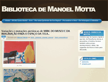 Tablet Screenshot of manoelmotta.com.br